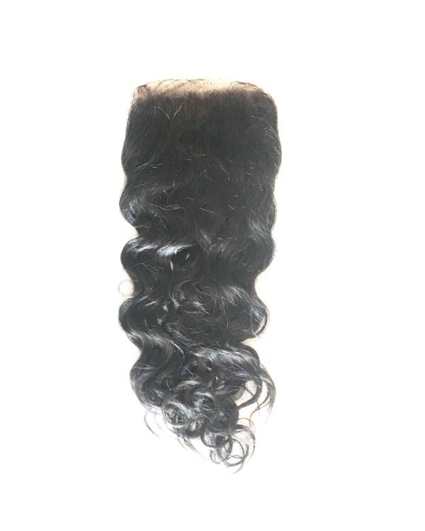 Mid-part Lace Closure - Loose wave 4" by 4"