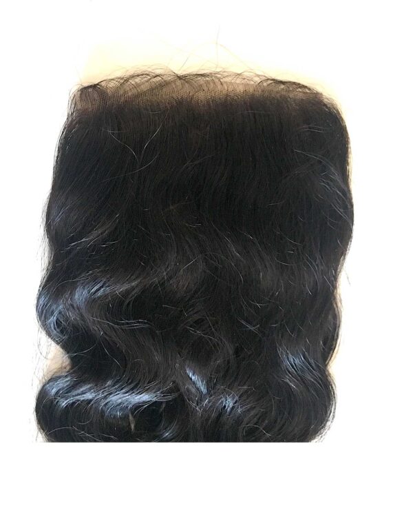 Mid-part Lace Closure - Loose wave 4" by 4" - Image 2