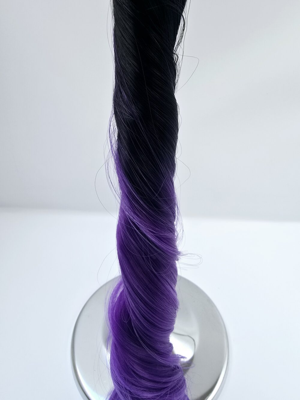 Charlize Hair for Braids - French Spiral Curl #1b/Purple