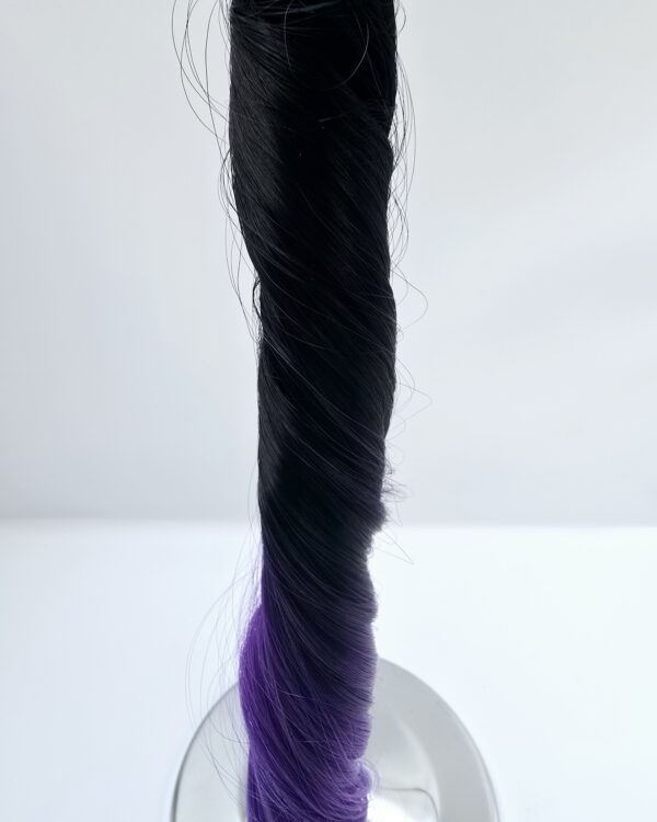 Charlize Hair for Braids - French Spiral Curl #1b/Purple - Image 2