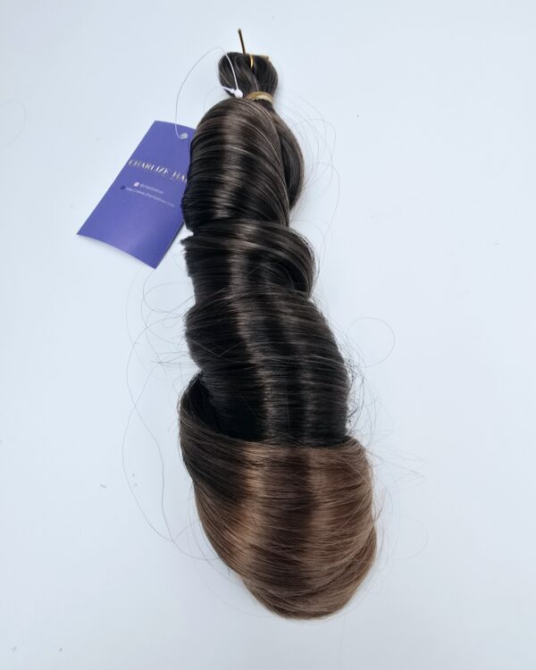 Charlize Hair for Braids - French Spiral Curl #1b/30 - Image 3